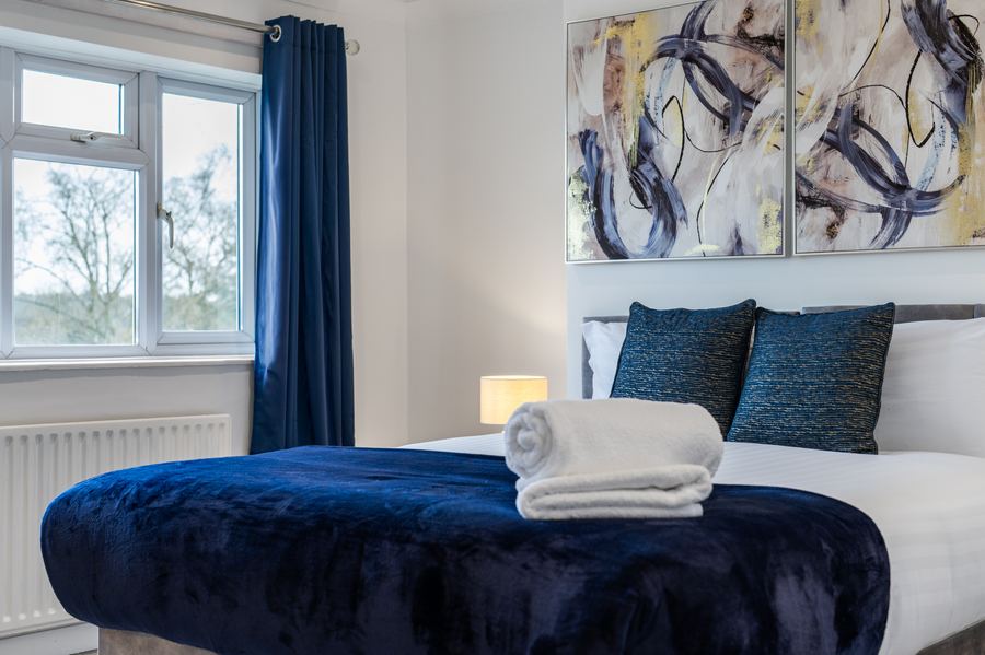 Styled bedroom detail
